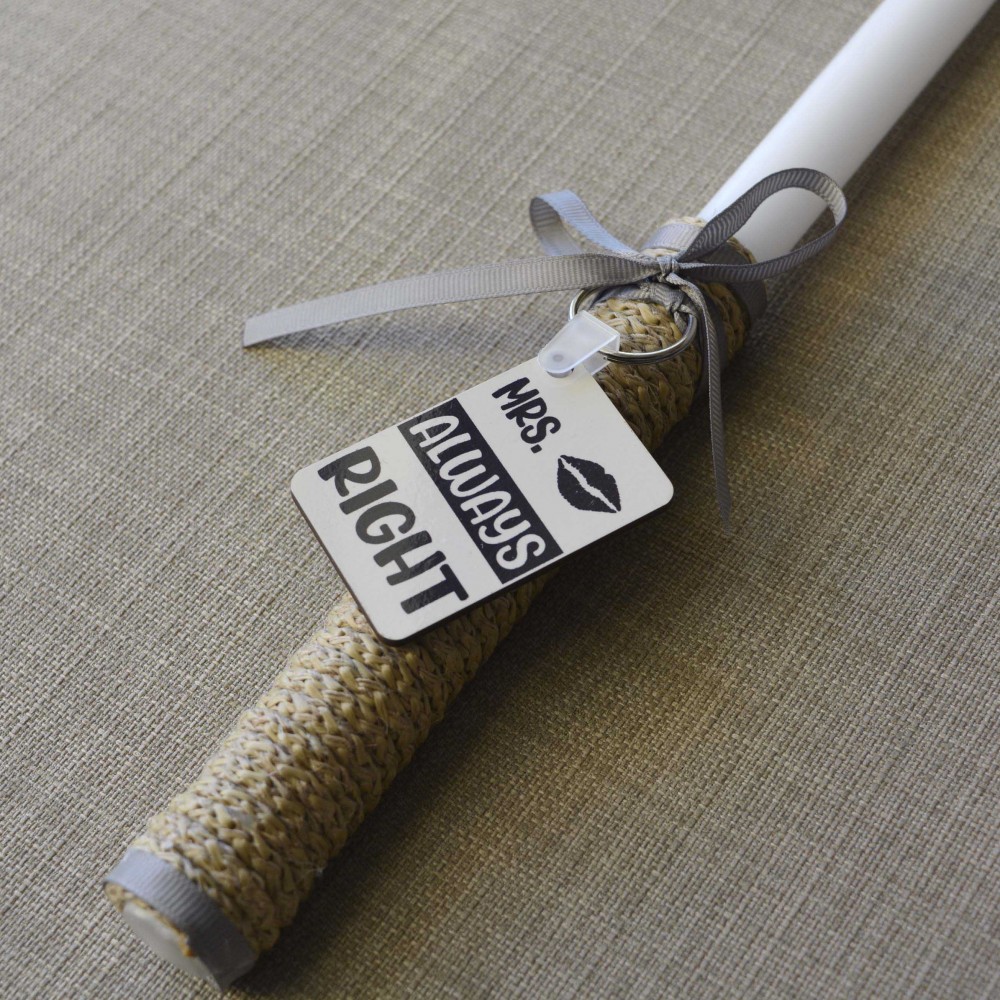 Λαμπάδα Mrs Always Right Πάσχα