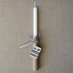 Λαμπάδα Mrs Always Right Πάσχα