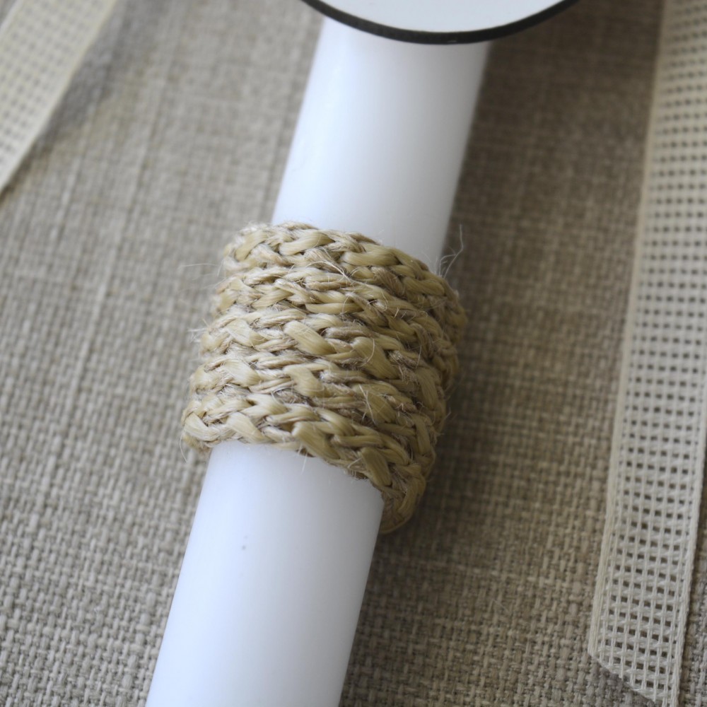 Λαμπάδα Μπρελόκ Μονόγραμμα & Όνομα Πάσχα