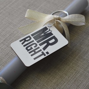 Σετ Λαμπάδες Mr Right-Mrs Right Εποχιακά