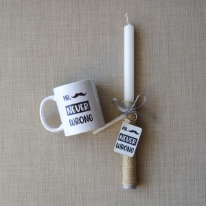 Σετ Λαμπάδα Mr Never Wrong Εποχιακά