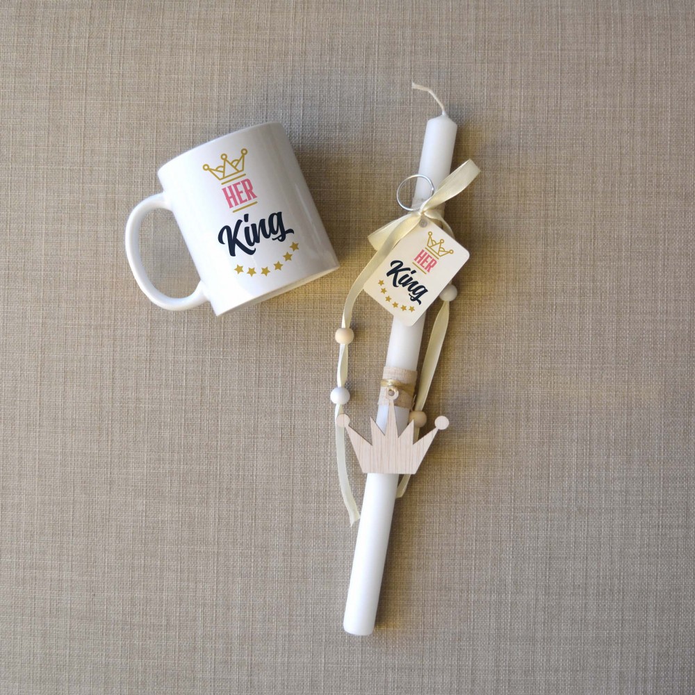 Σετ Λαμπάδα Her King Εποχιακά
