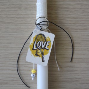 Λαμπάδα Love Tennis Πάσχα