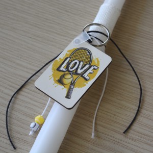 Λαμπάδα Love Tennis Πάσχα