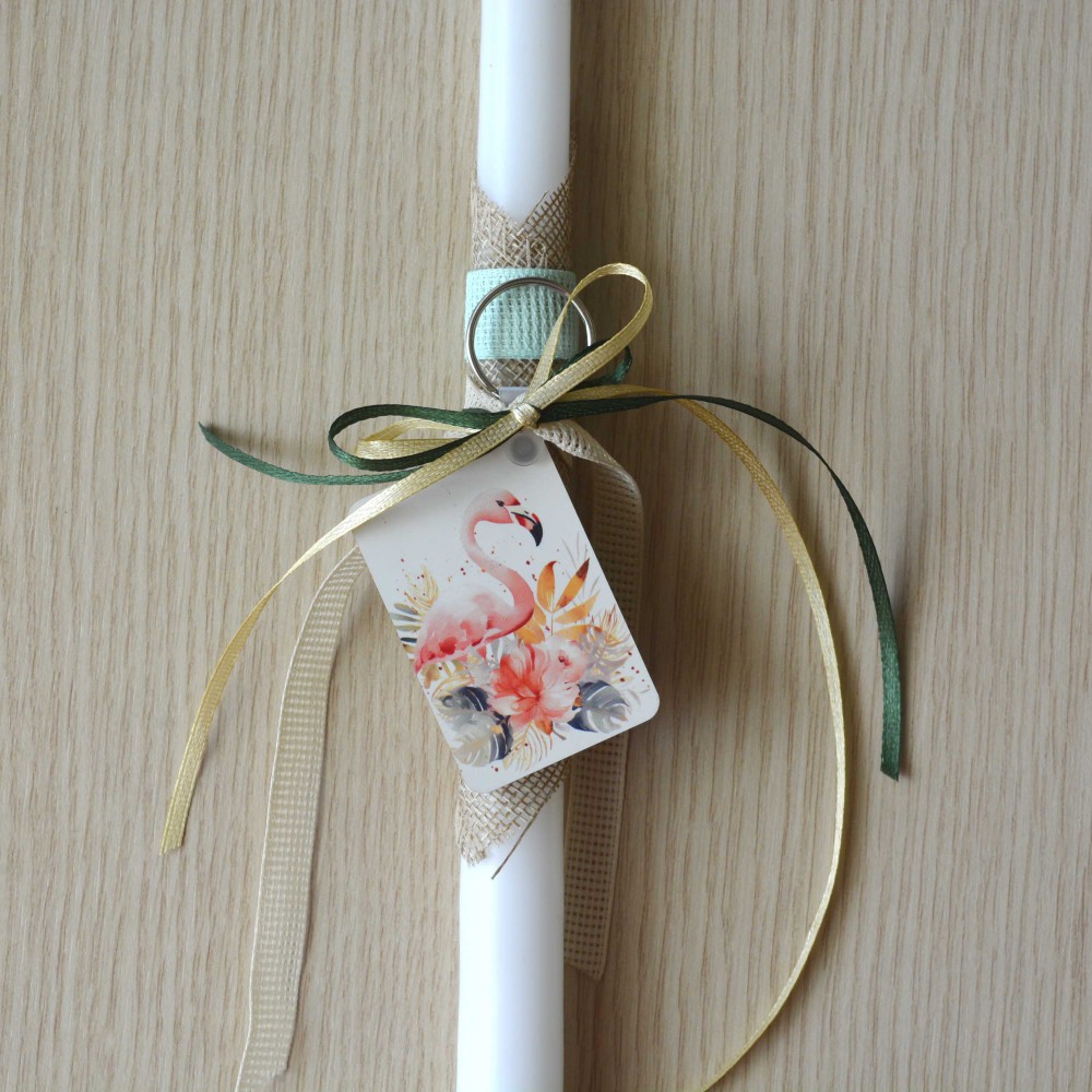 Λαμπάδα Flamingo Πάσχα