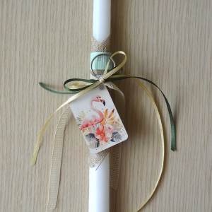 Λαμπάδα Flamingo Πάσχα