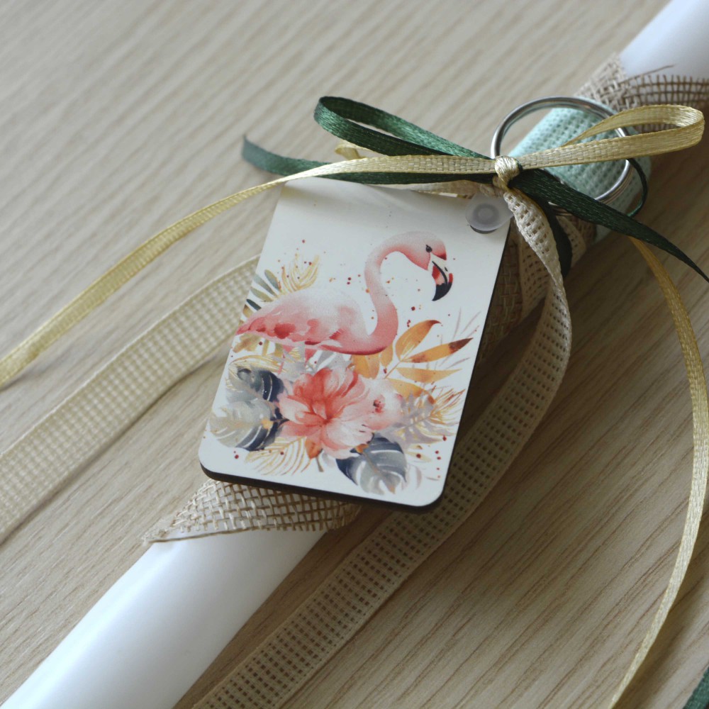 Λαμπάδα Flamingo Πάσχα