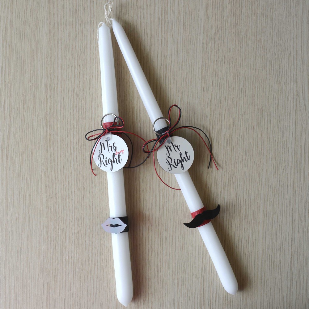 Λαμπάδα Mrs Right Πάσχα