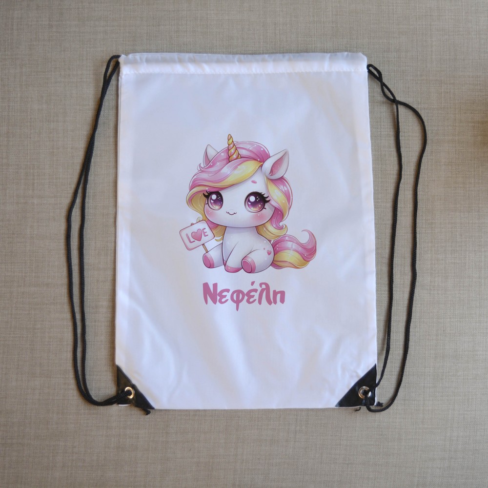 Τσάντα Πλάτης Παιδική Unicorn Love Παιδικά
