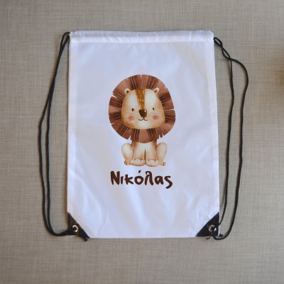 Τσάντα Πλάτης Παιδική Λιονταράκι