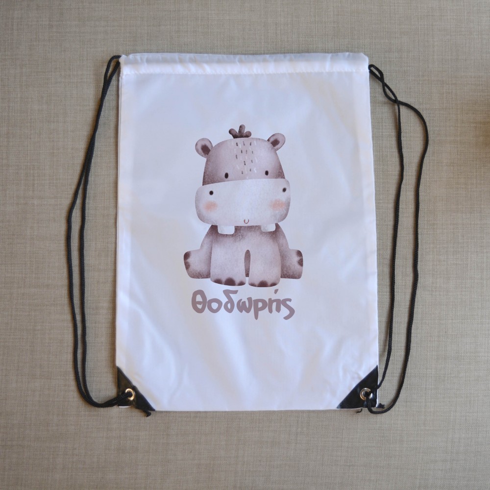 Τσάντα Πλάτης Παιδική Ιπποποταμάκι Τσάντες Παιδικές