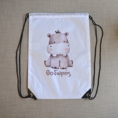 Τσάντα Πλάτης Παιδική Ιπποποταμάκι