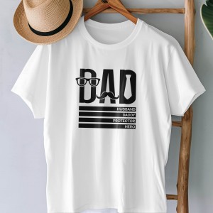 Μπλούζα Αντρική Dad Husband-Daddy-Protector-Hero Μπλούζες