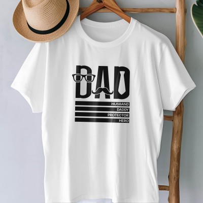 Μπλούζα Αντρική Dad Husband-Daddy-Protector-Hero