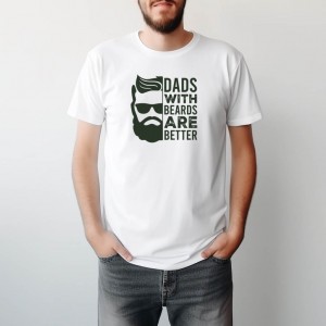 Μπλούζα Αντρική Dads With Beards Are Better Μπλούζες