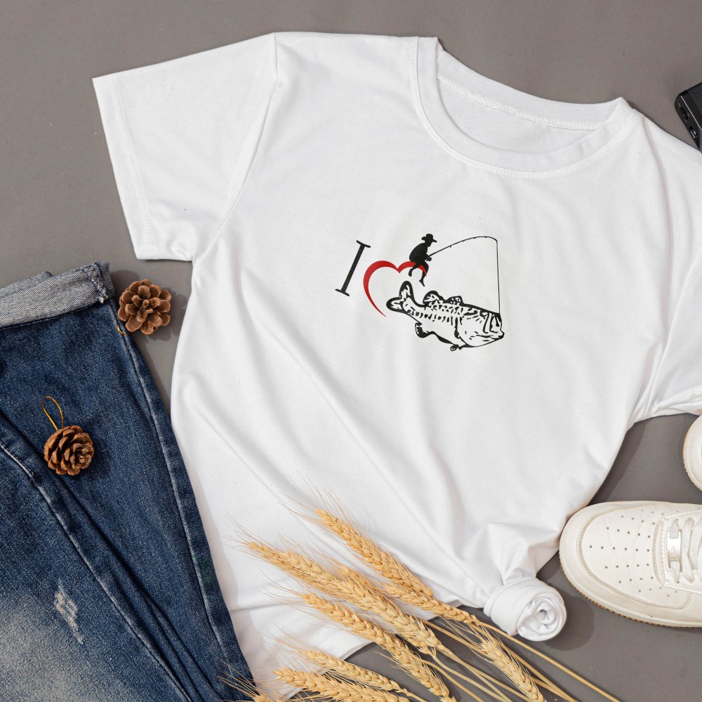 Μπλούζα Αντρική I Love Fishing Μπλούζες