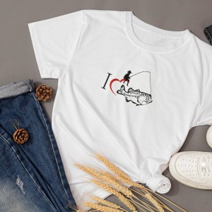 Μπλούζα Αντρική I Love Fishing Μπλούζες