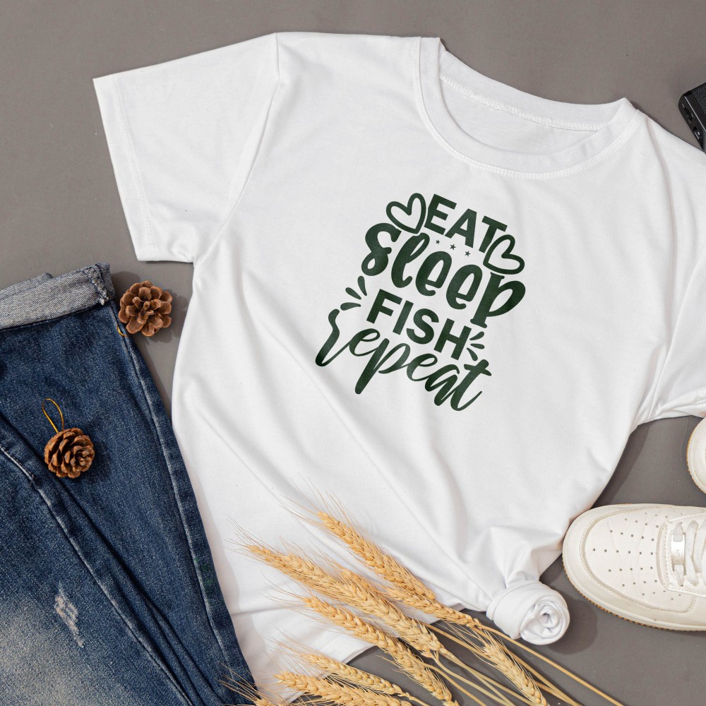 Μπλούζα Αντρική Eat Sleep Fish Repeat Μπλούζες