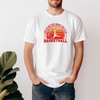 Μπλούζα Αντρική Life Is Better When You Play Basketball