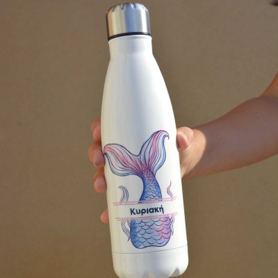Θερμός Ανοξείδωτος Mermaid με Όνομα