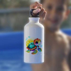 Παγούρι Αλουμινίου με Γάντζο Little Turtle Παιδικά