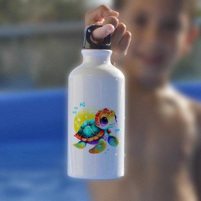 Παγούρι Αλουμινίου με Γάντζο Little Turtle