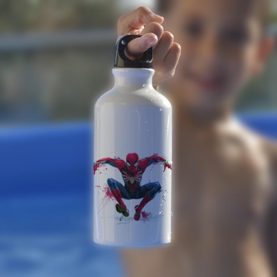 Παγούρι Αλουμινίου με Γάντζο Spiderman