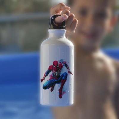 Παγούρι Αλουμινίου με Γάντζο Spiderman 2