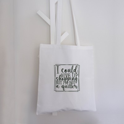 Τσάντα Πάνινη I Am Not A Quiter