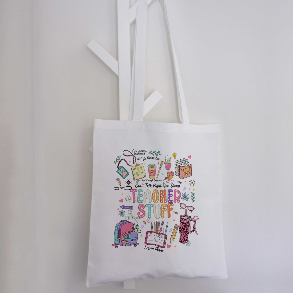 Τσάντα Πάνινη Teacher Stuff 3 Δώρα