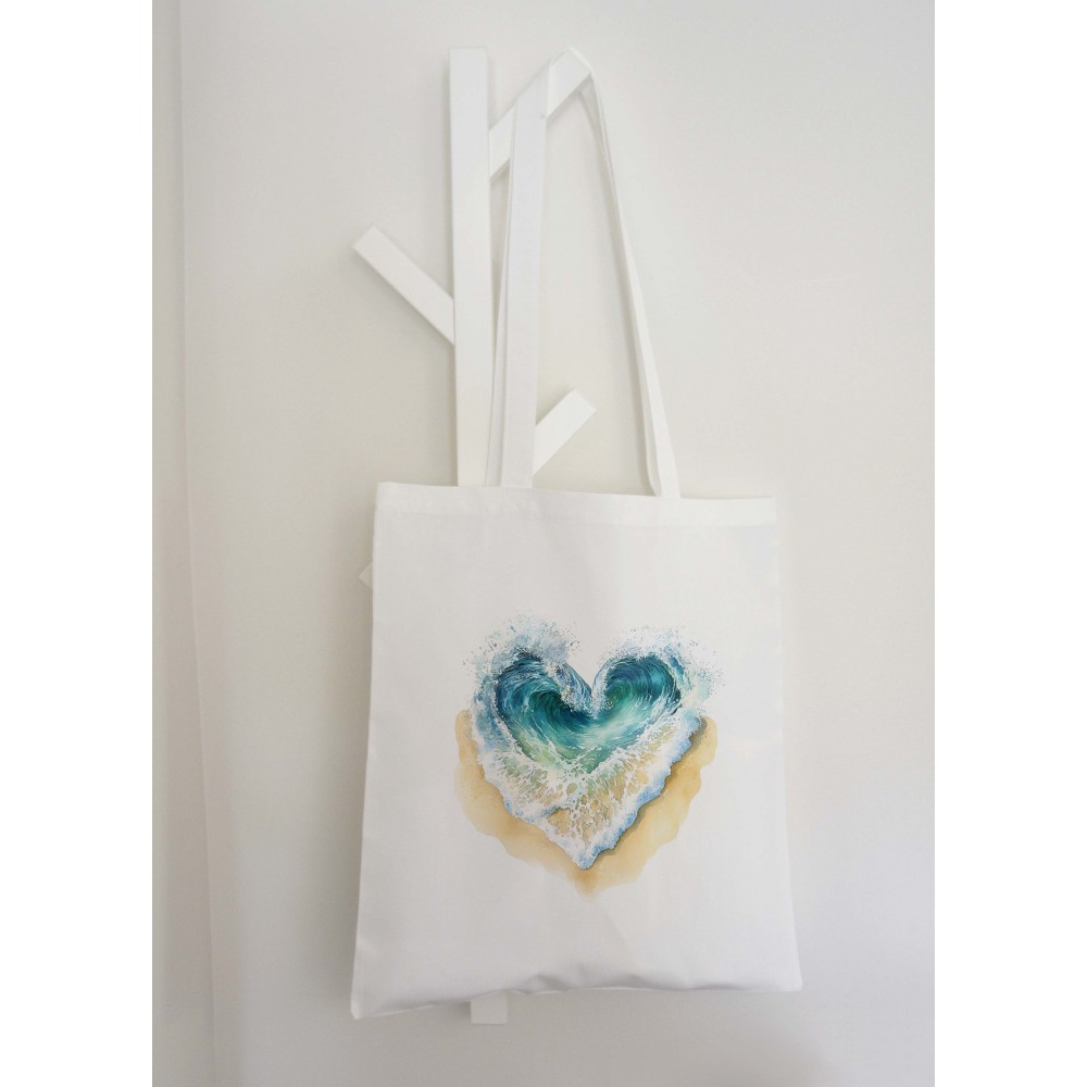 Τσάντα Πάνινη Heart and Sea 2 Δώρα
