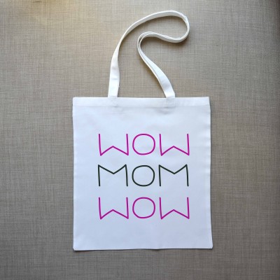 Τσάντα Πάνινη Wow Mom Wow