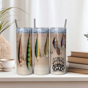 Θερμός Tumbler We Hooked The Best Dad Θερμός