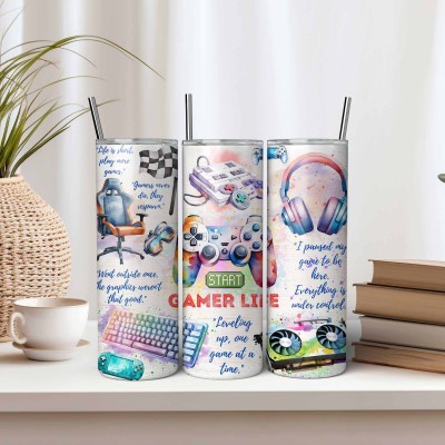 Θερμός Tumbler Gamer Life