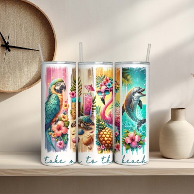 Θερμός Tumbler Take Me To The Beach