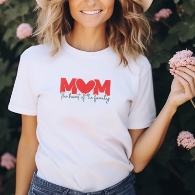 Μπλούζα Γυναικεία Mom The Heart of The Family