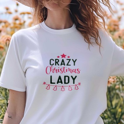 Μπλούζα Γυναικεία Crazy Christmas Lady