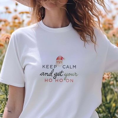 Μπλούζα Γυναικεία Keep Calm And Get Your Ho Ho On