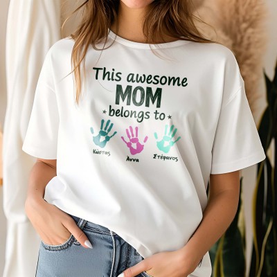 Μπλούζα Γυναικεία This Awesome Mom Belongs To